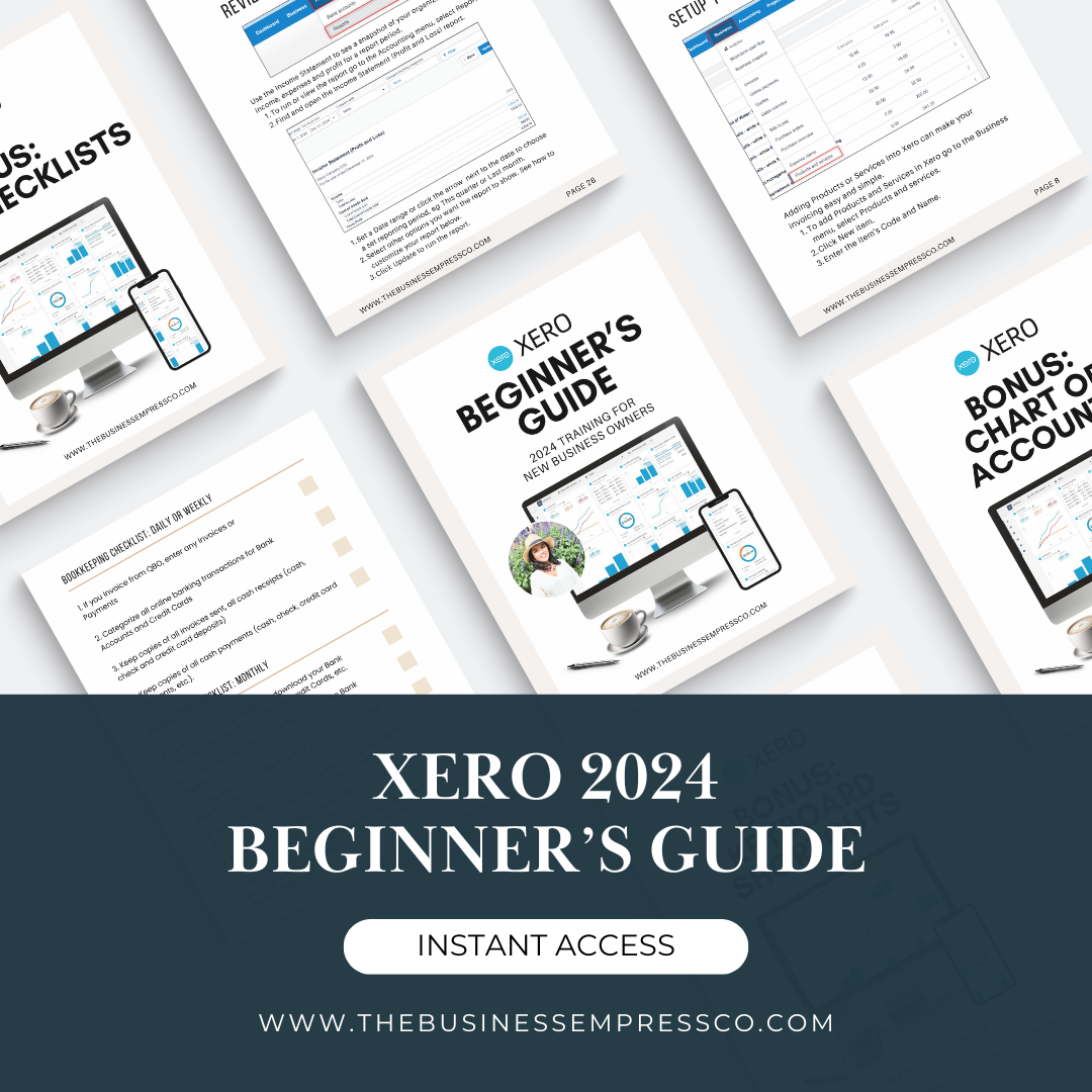 Xero 2024 Beginner's Guide Ebook