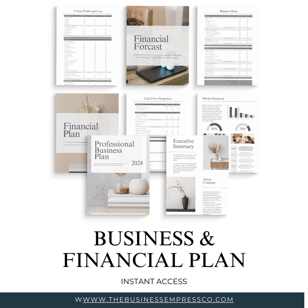 Business & Financial Plan Template