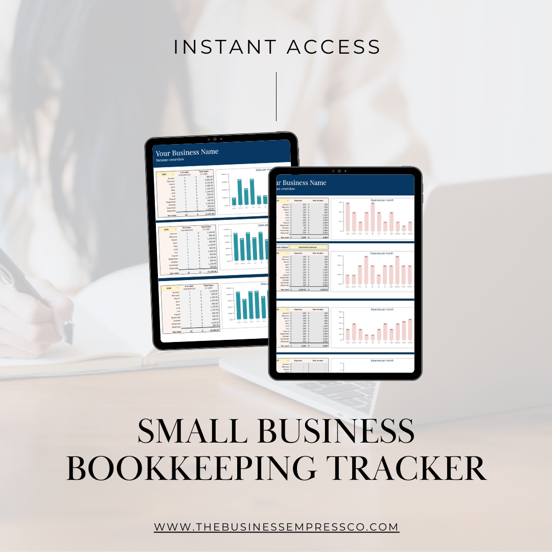 Small Business Bookkeeping Tracker